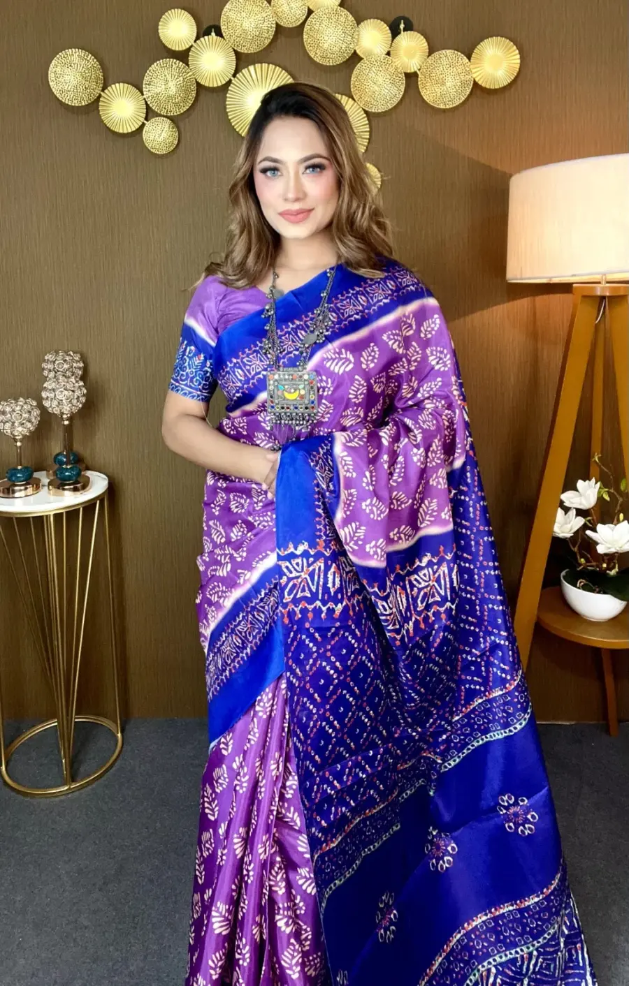 Shine in luxury 100% Pure Silk Saree