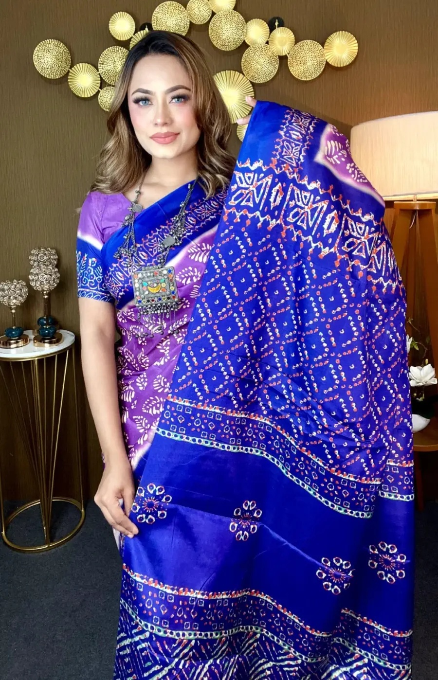 Shine in luxury 100% Pure Silk Saree - Image 3