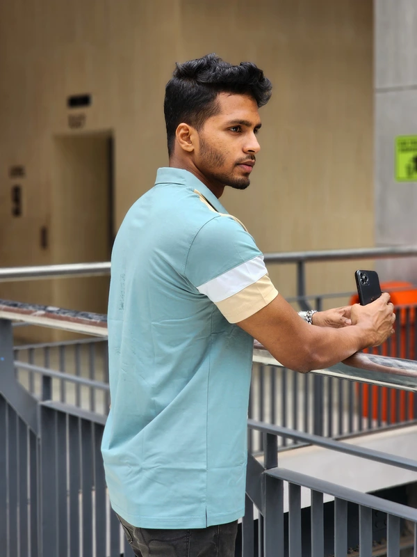 Cotton & Spandex Blend Polo - Image 2