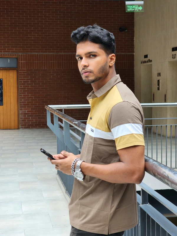 Cotton & Spandex Blend Polo - Image 2