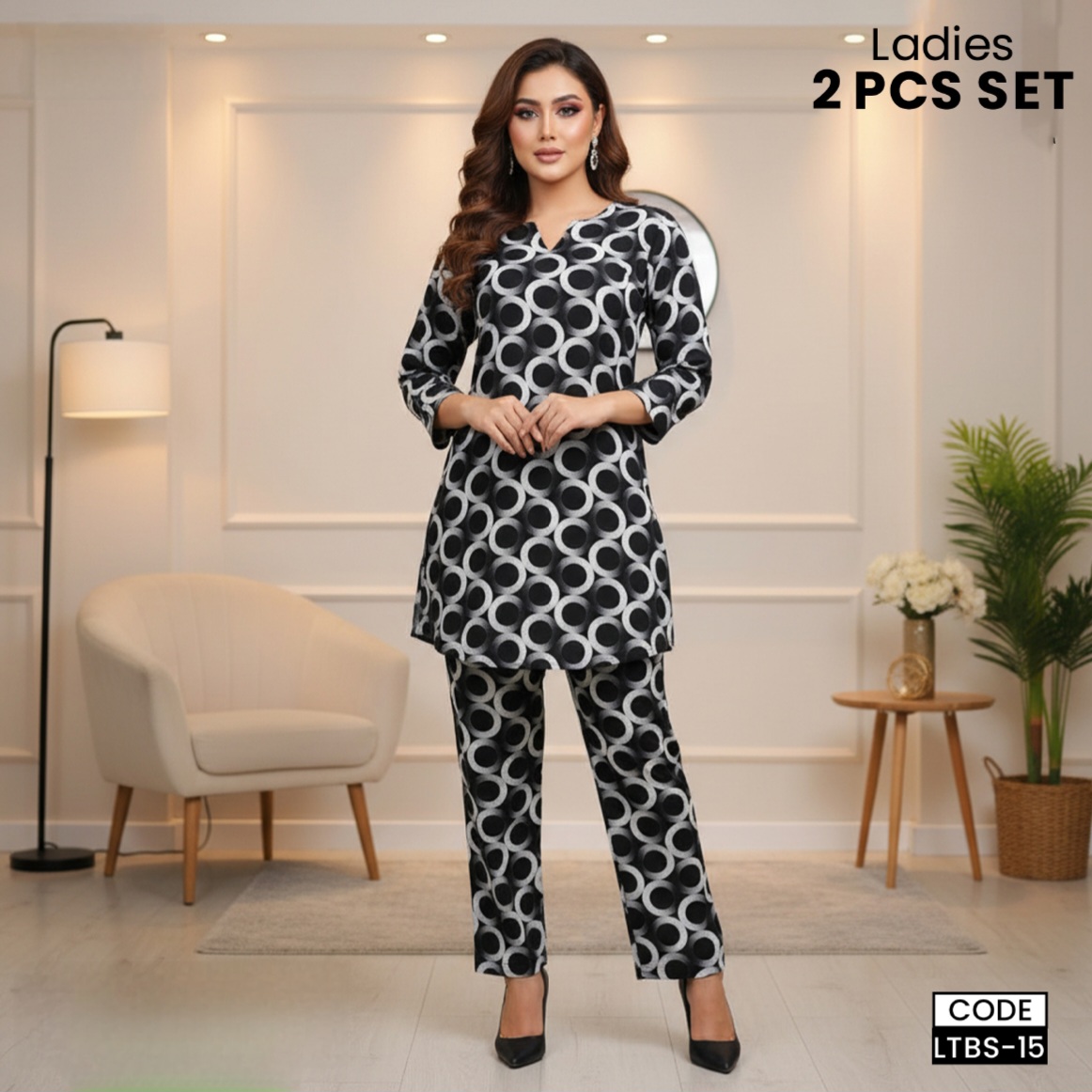 Viscoss AOP Two-Piece Set
