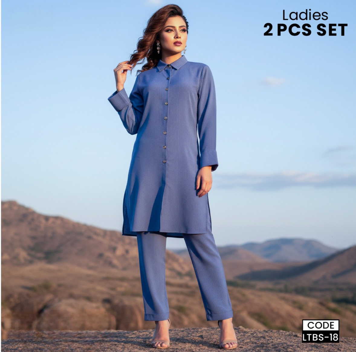 Century Gorgetta Stripe Two-Piece Set