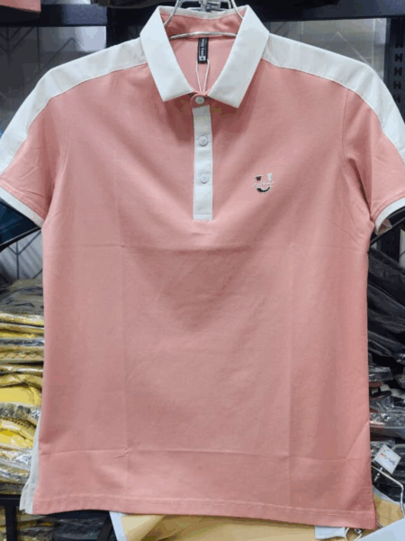 Cotton & Spandex Blend Polo
