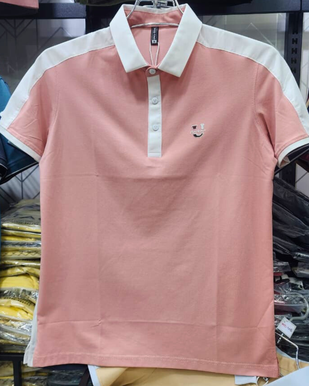 Cotton & Spandex Blend Polo