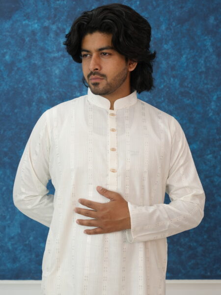 Indian Cotton Thread work Panjabi